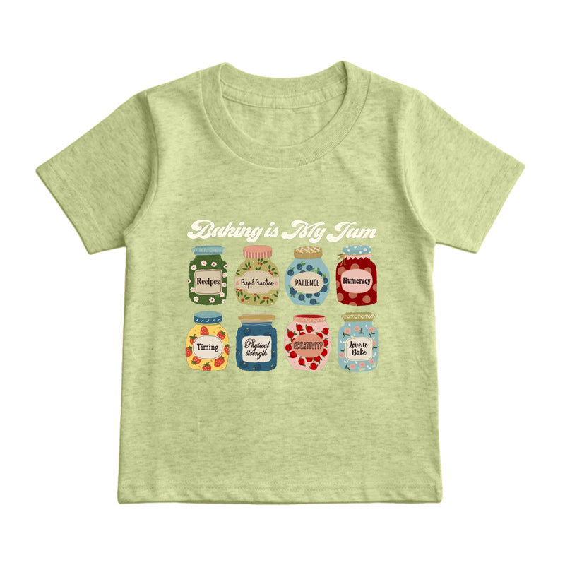 Baking is My Jam Kids T-Shirt