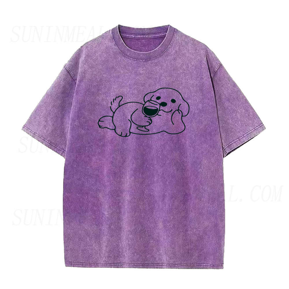 Wine Dog Unisex Tee