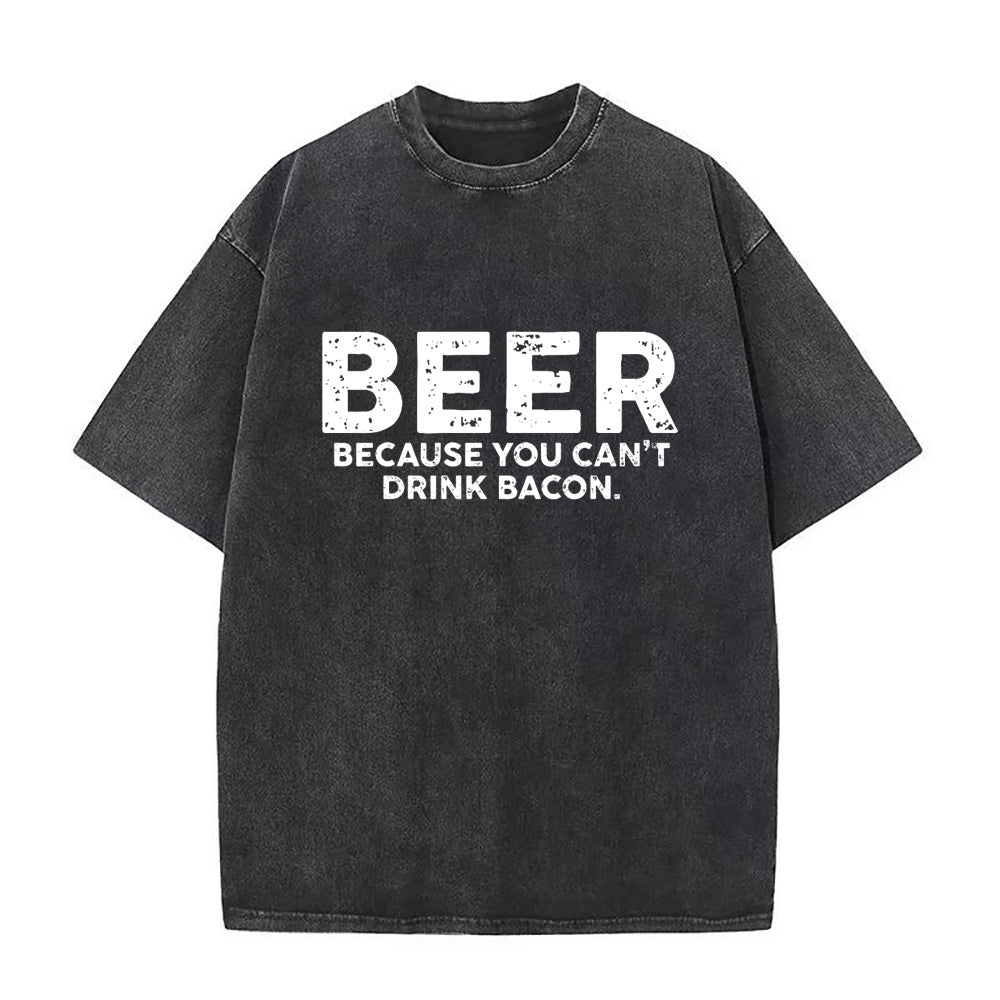 beer because you can't drink bacon Unisex Tee