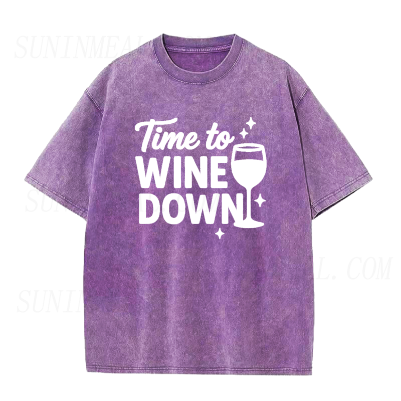 Time To Wine Down Unisex Tee