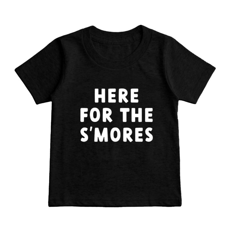 Here For The S'Mores Kids T-Shirt