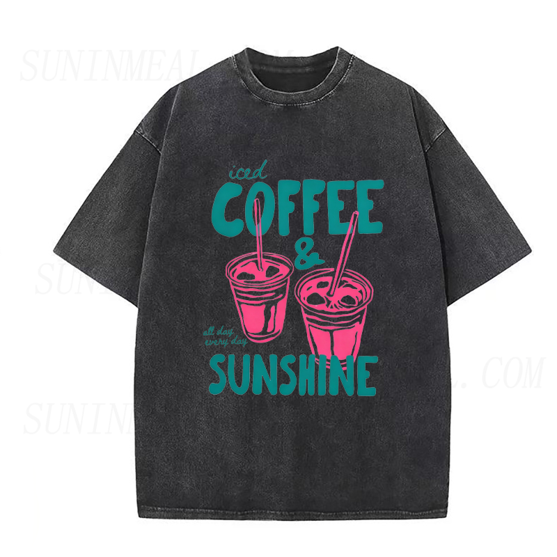 Iced Coffee and Sunshine Unisex Tee
