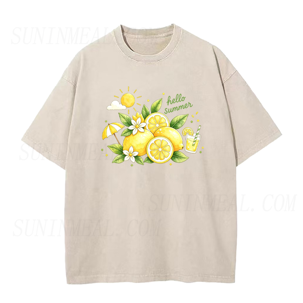 Hello Summer Lemon Unisex Tee