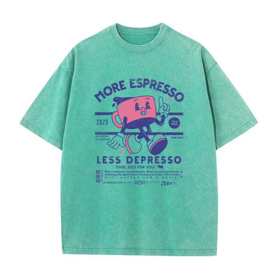 モア・エスプレッソ・レス・デプレッソ ユニセックスTシャツ