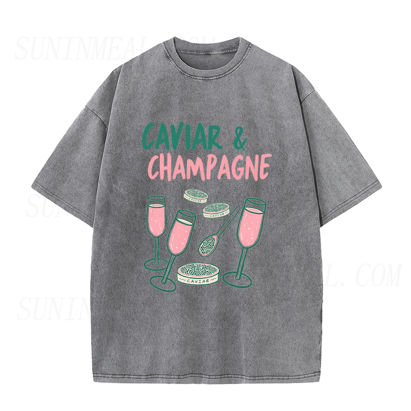 Caviar & Champagne Unisex Tee