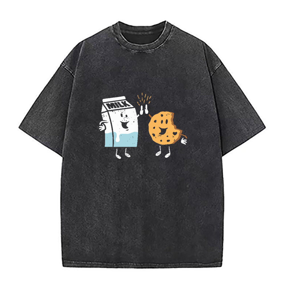 ミルク＆クッキーズ ユニセックスTシャツ