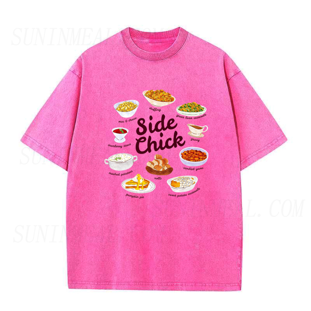 Funny Thanksgiving Side Chick Unisex Tee