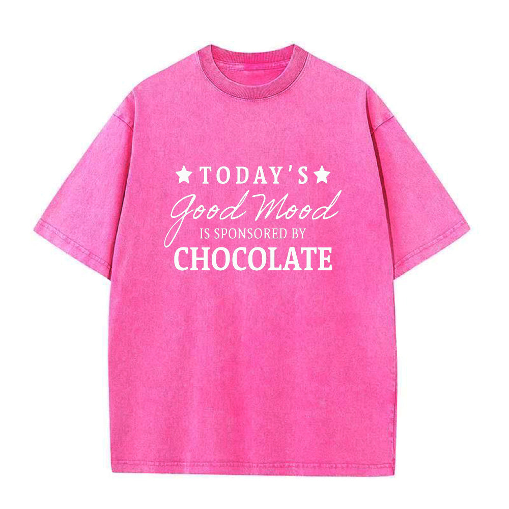 today's good mood is sponsored by chocolate Unisex Tee