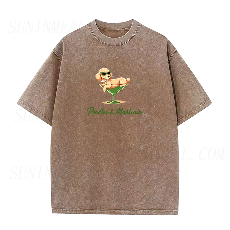 Poodles & Martinis Unisex Tee