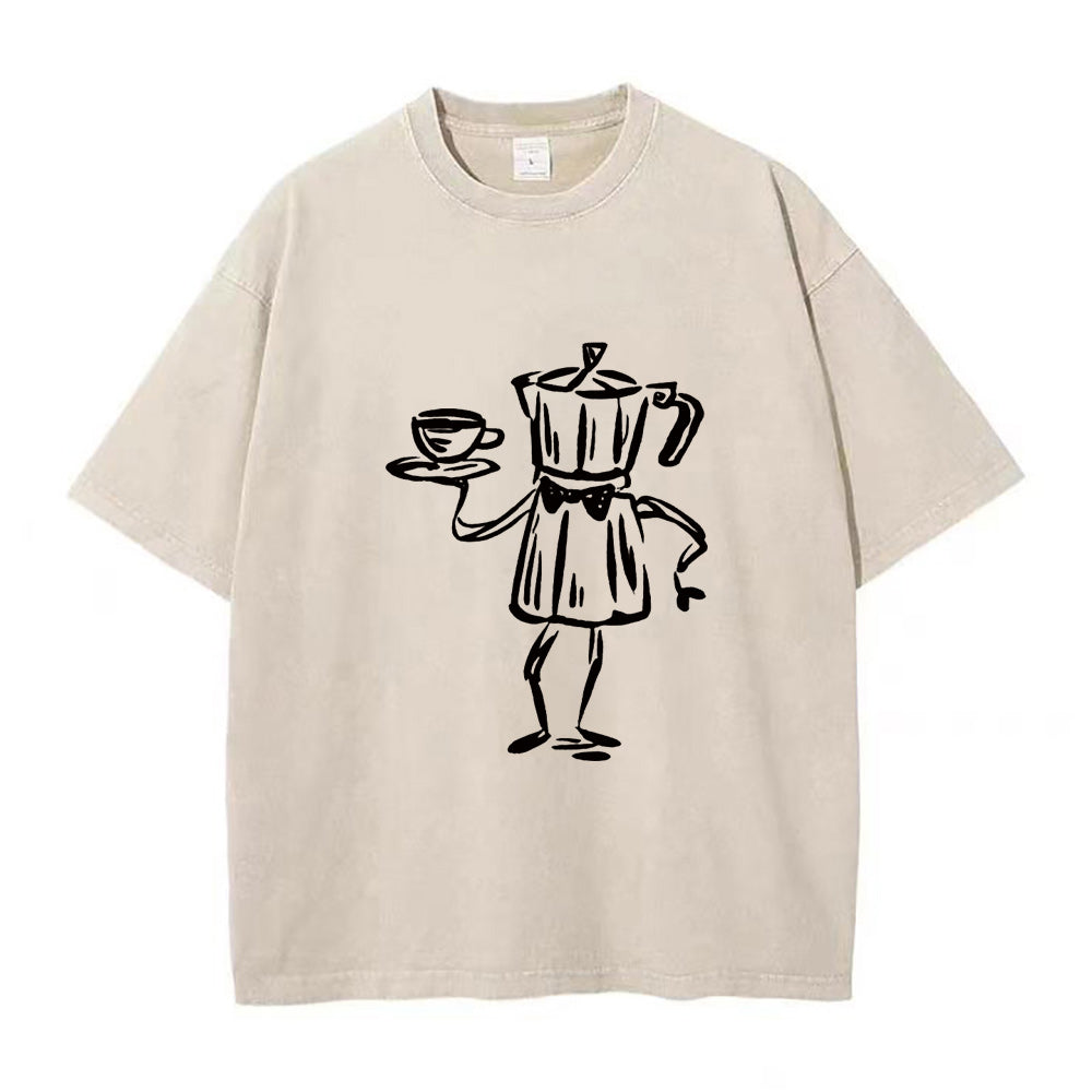 コーヒー？ユニセックスTシャツ