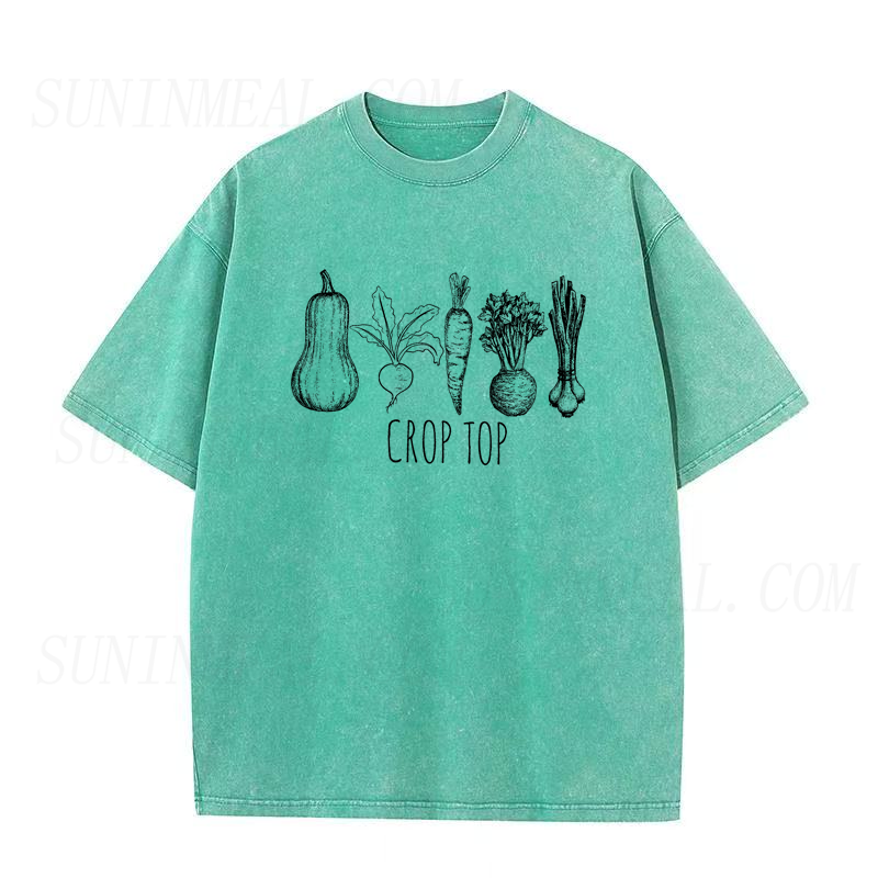 Crop Top Veggies Unisex Tee