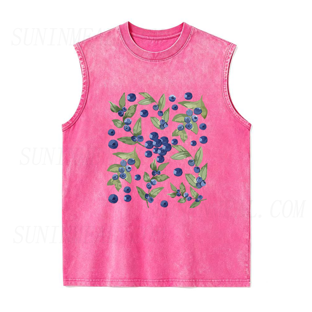 Blueberry Summer Fruits Unisex Tank Top
