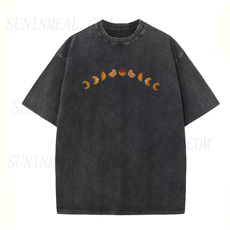 Croissant Lunar Phases Unisex Tee