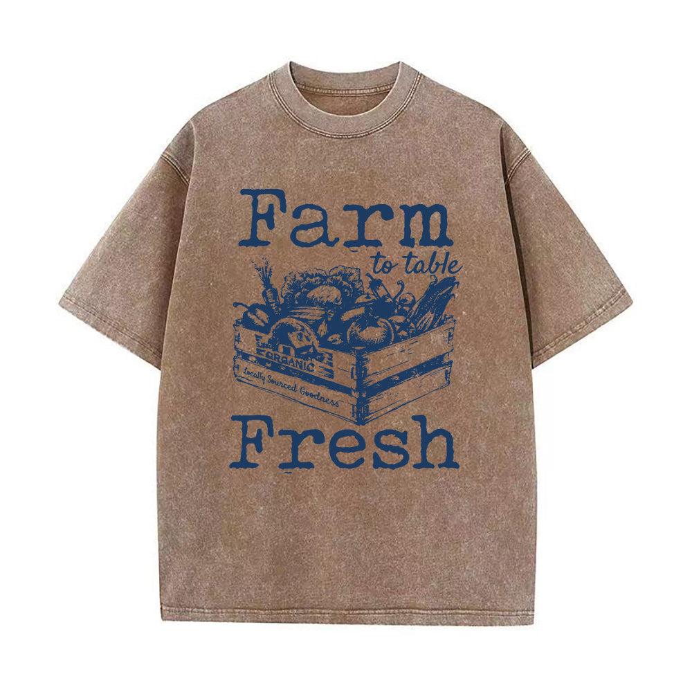 ファーム・トゥ・テーブル フレッシュ ユニセックス Tシャツ