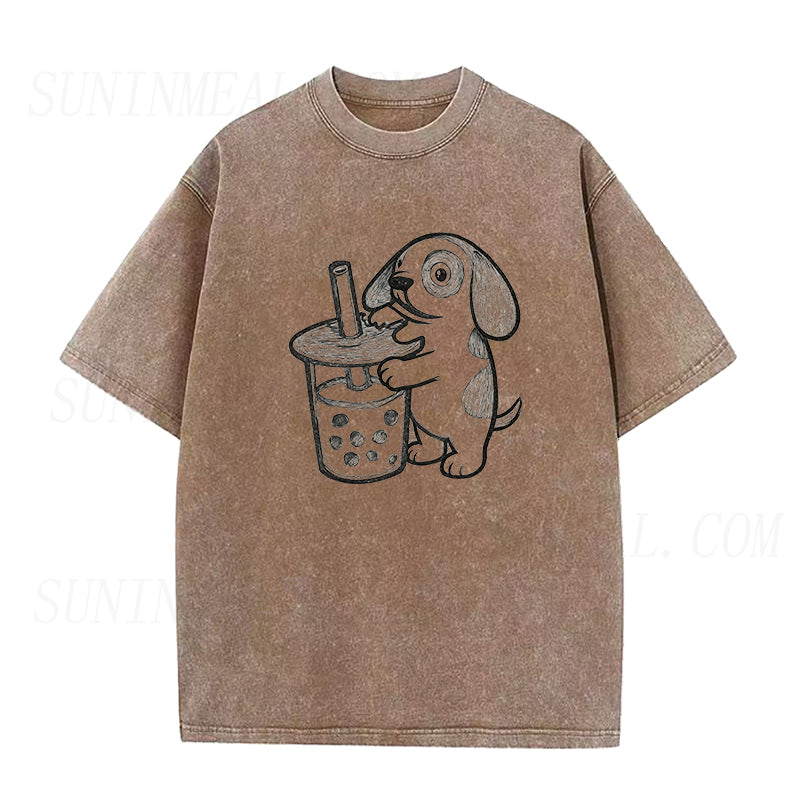 boba rabbit Unisex Tee