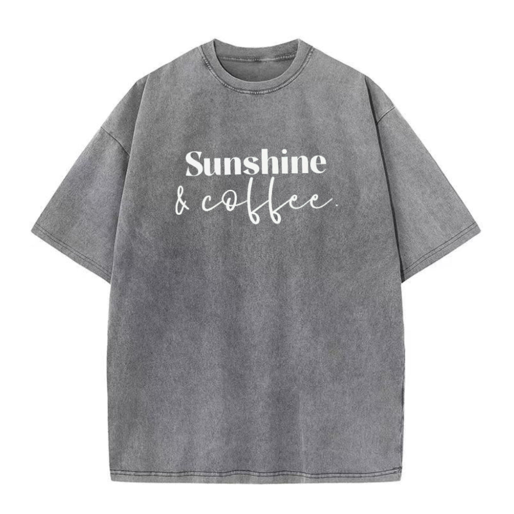 サンシャイン＆コーヒー ユニセックスTシャツ