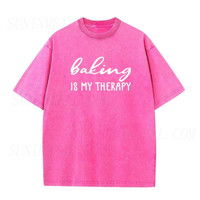 Baking Is My Therapy Unisex Tee