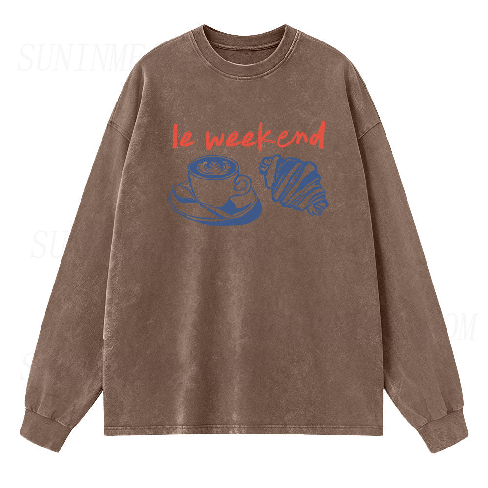 Le Weekend Coffee Sleeve Unisex Tee