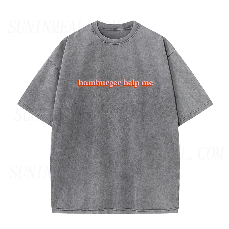 Hamburger Help Me Unisex Tee
