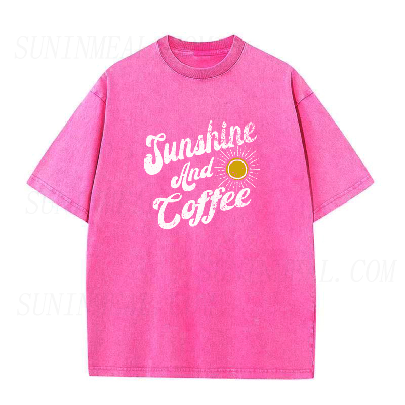 Sunshine and Coffee Unisex Tee