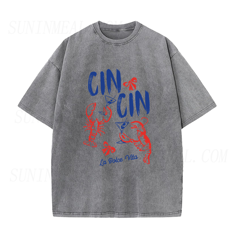 Cin Cin Lobster & La Dolce Vita Unisex Tee