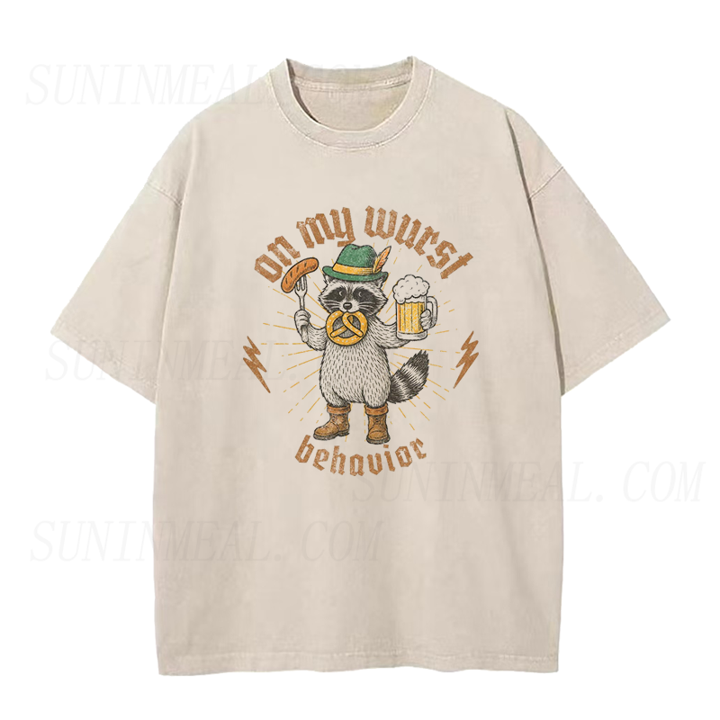 Oktoberfest Raccoon Unisex Tee