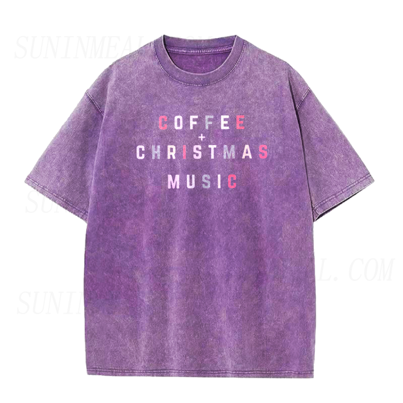Coffee Christmas Music Unisex Tee