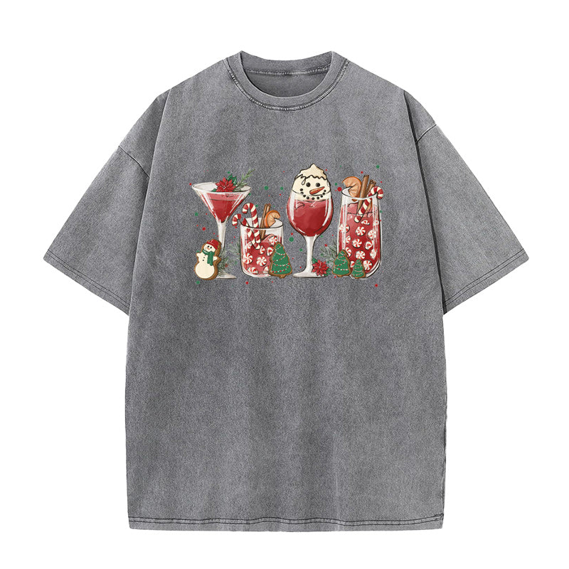 Christmas Cocktails Unisex Tee