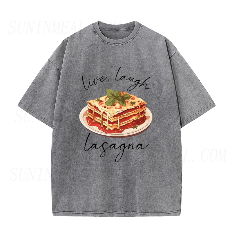 Live Laugh Lasagna Unisex Tee