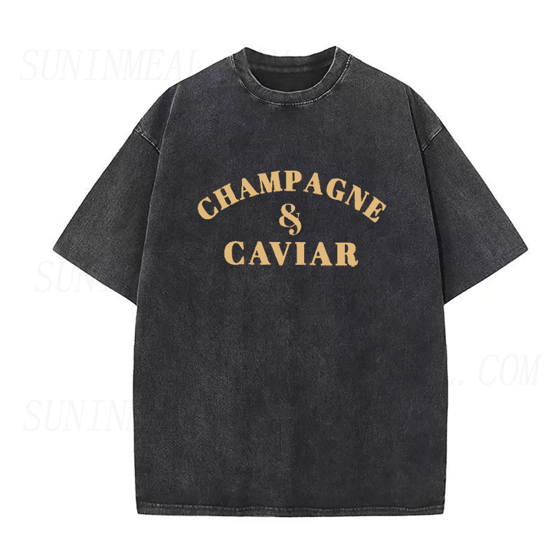 Champagne and Caviar Unisex Tee