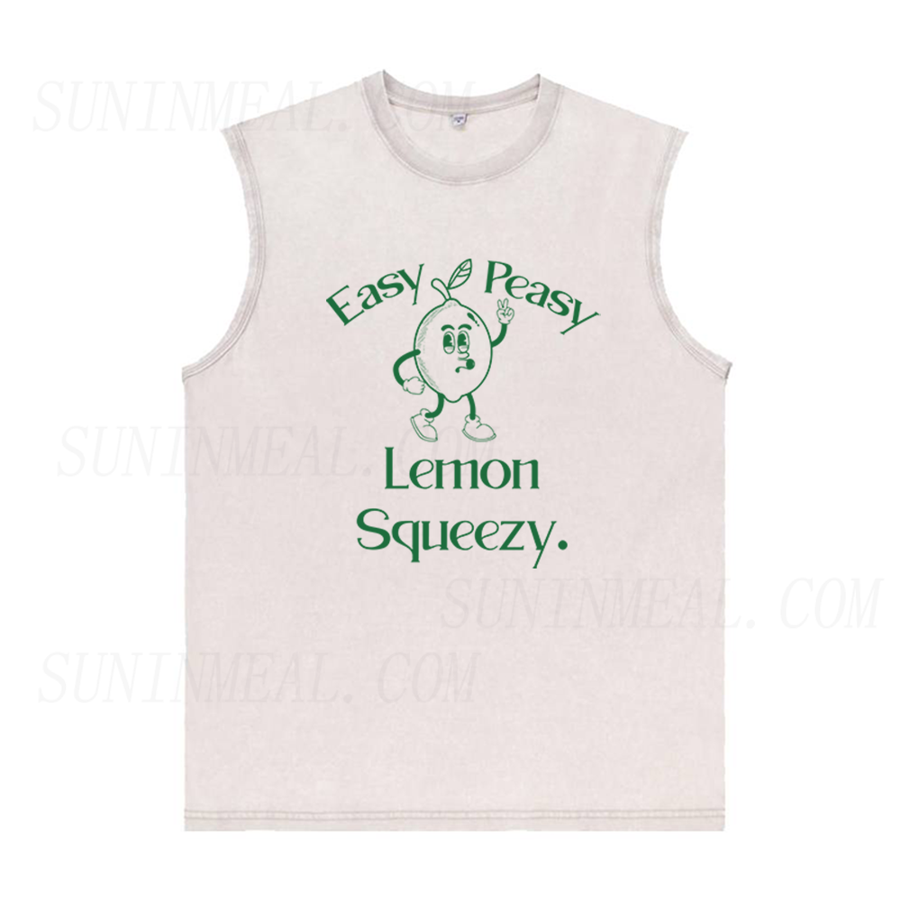 Easy Peasy Lemon Squeezy Unisex Tank Top