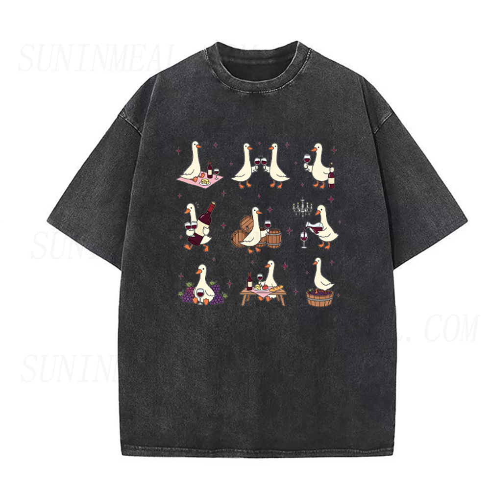 Silly Goose Wine Lover Unisex Tee