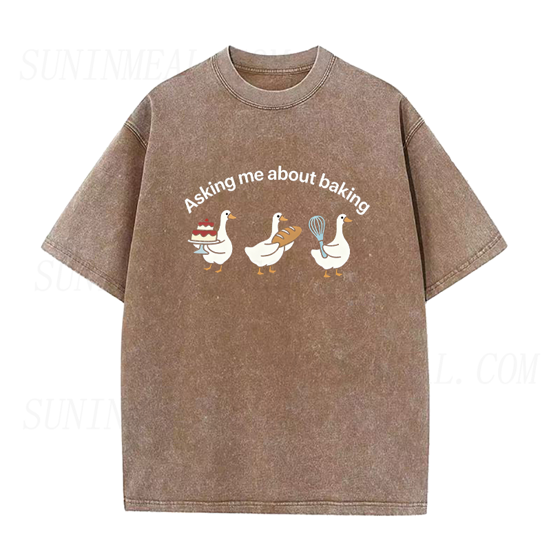 Baking Ducks Ask Me Anything Unisex Tee