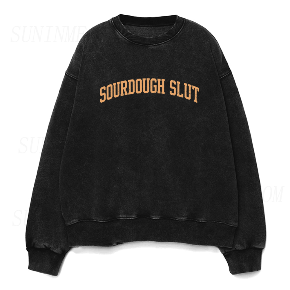 Retro Sourdough Slut Unisex Crewneck Sweatshirt