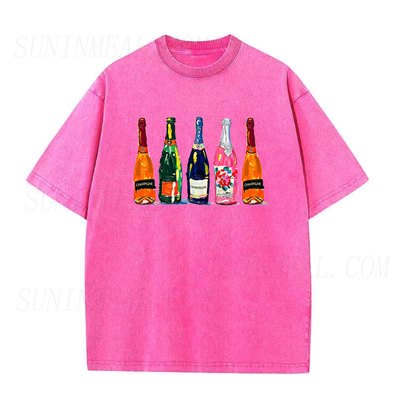Champagne Bottles Unisex Tee