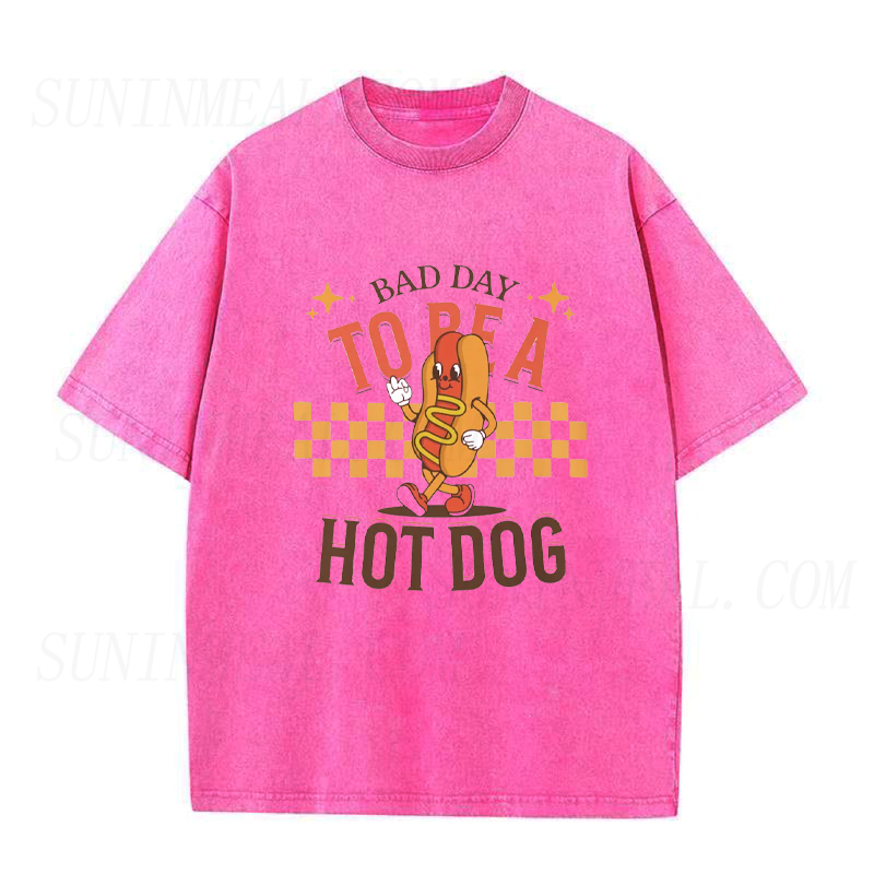 Bad Day To Be A Hot Dog Unisex Tee