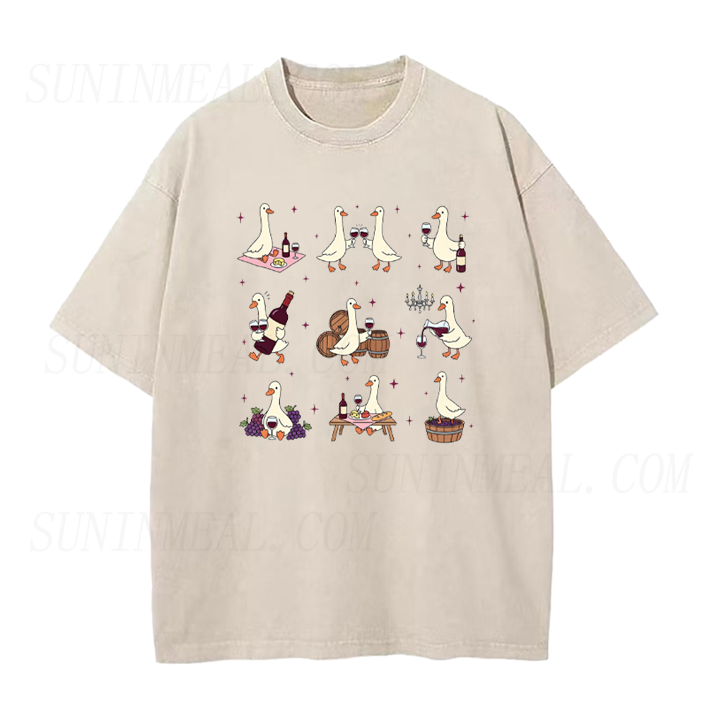 Silly Goose Wine Lover Unisex Tee