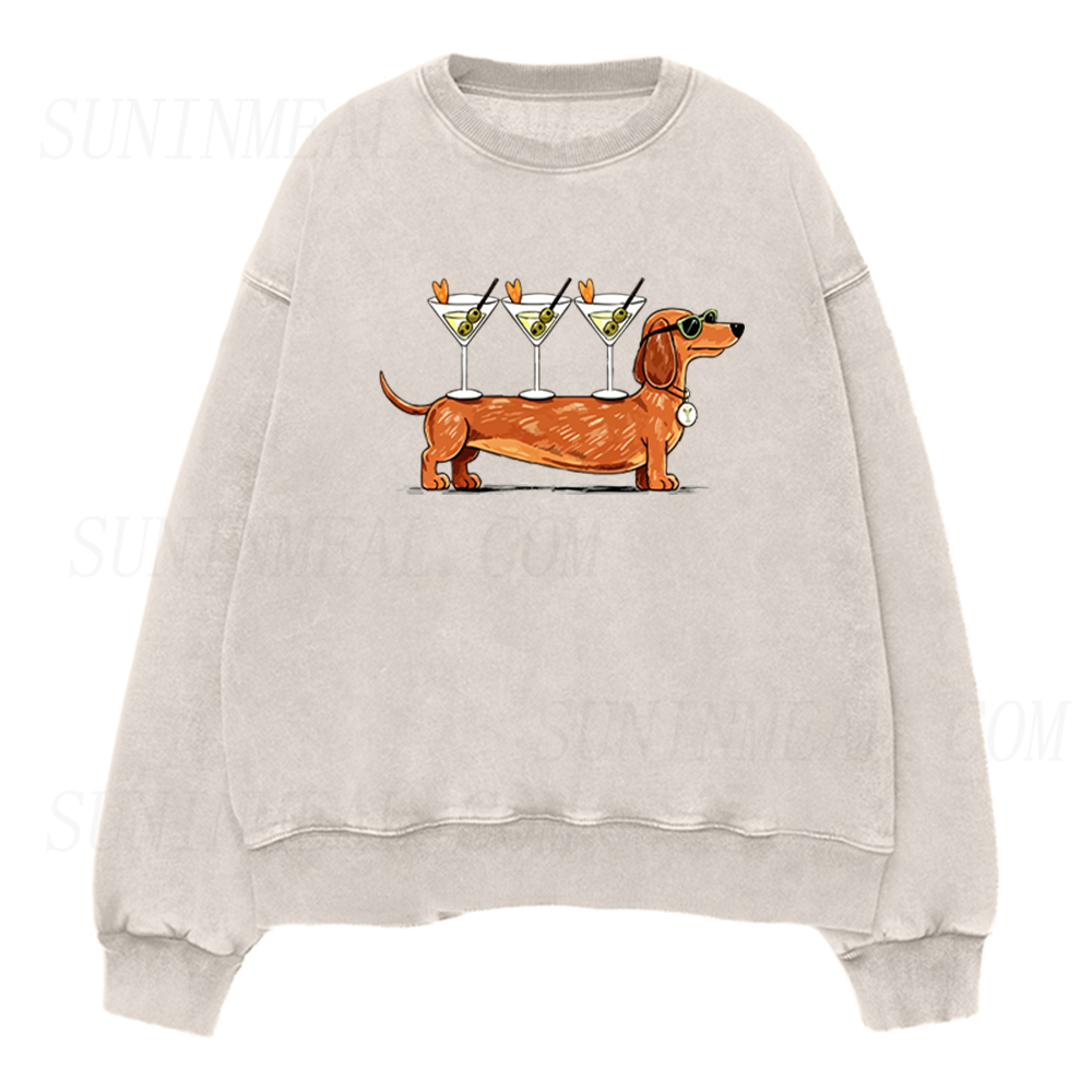 Weenies & Martinis Unisex Crewneck Sweatshirt