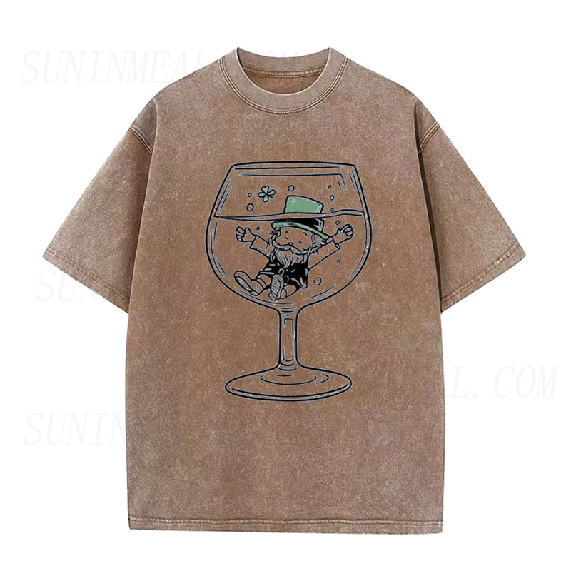 Leprechaun Wine St Patrick's Tee