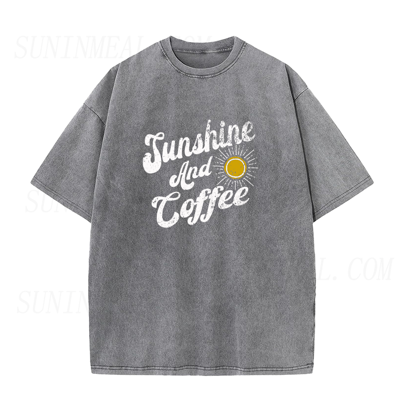Sunshine and Coffee Unisex Tee