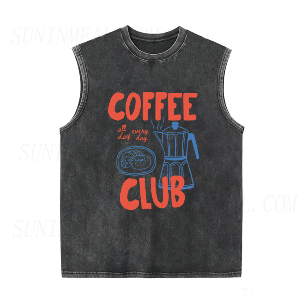 Coffee Club Unisex Tank Top