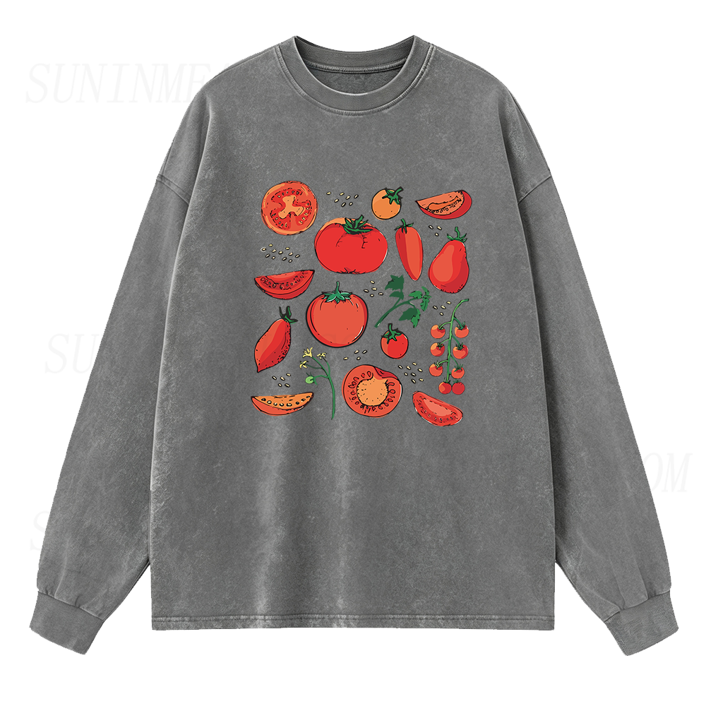 Tomato Long Sleeve Unisex Tee