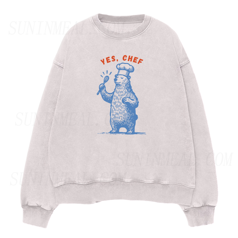 yes chef bear Unisex Crewneck Sweatshirt