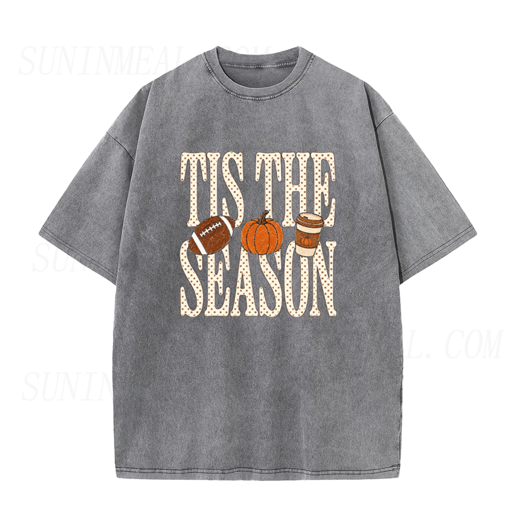 Fall Coffee Pumpkin Football Unisex Tee