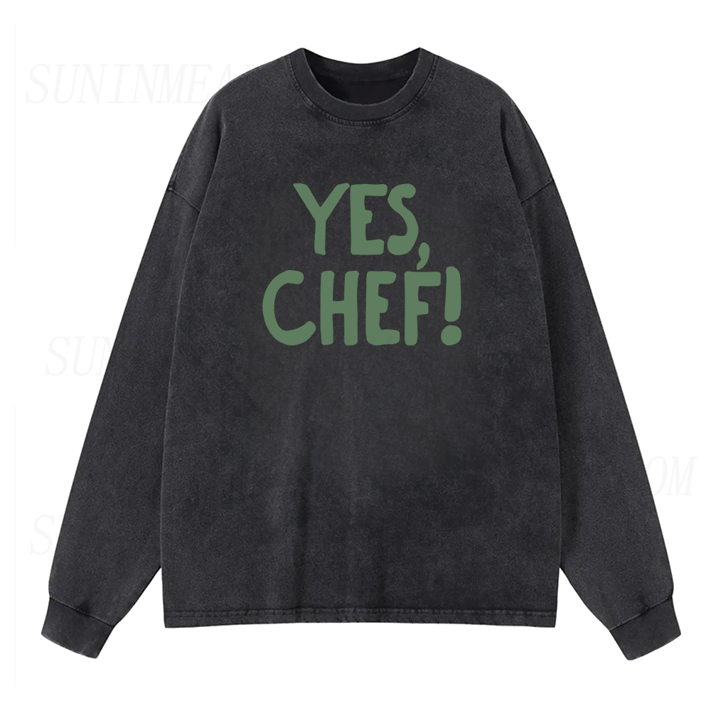 Yes Chef Long Sleeve Unisex Tee