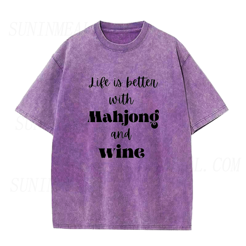 Mahjong Wine Unisex Tee