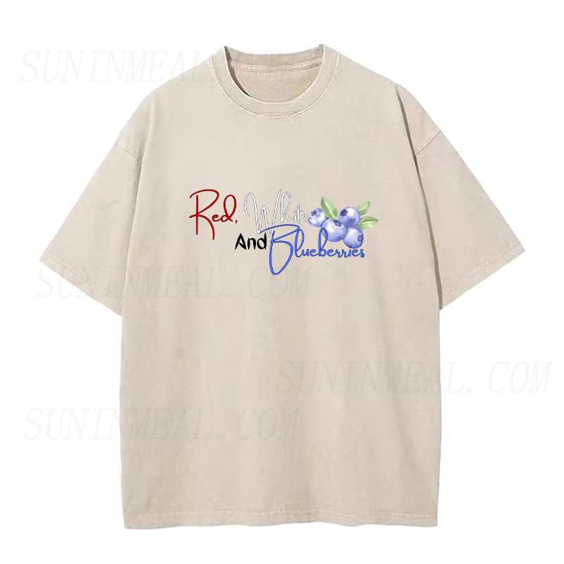 Red White and Blueberries Unisex Tee