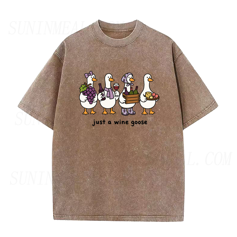 Just A Wine Goose Unisex Tee