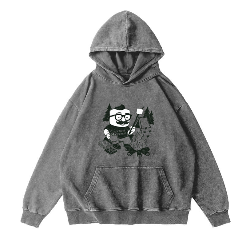 CAMPING S'MORE Marshmallow Unisex Hoodie