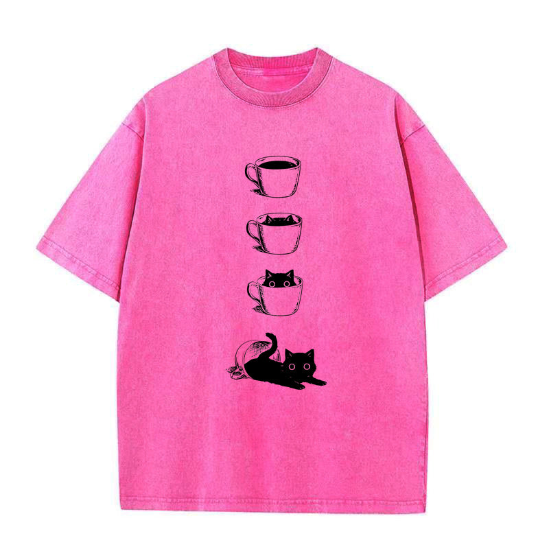 コーヒーキャット ユニセックスTシャツ